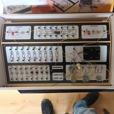 Humbrol World of Discovery Computer Logic Lab vintage scatola originale e manuale