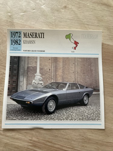 Maserati khamsin 1972 1982 - maserati,