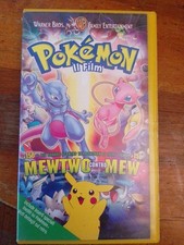 nintendo POKEMON IL FILM - MEW CONTRO MEWTWO - VHS Vintage Italiano  no carta