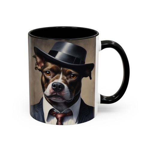 Tazza pit bull marrone - tazza,