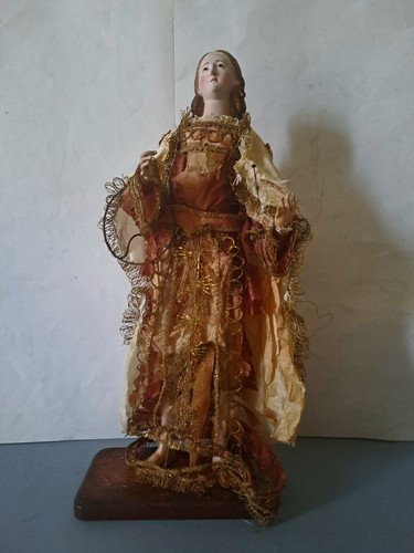 Antica scultura madonna - scultura,