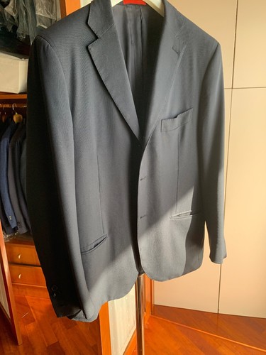 Giacca kiton blu sarto - blu,
