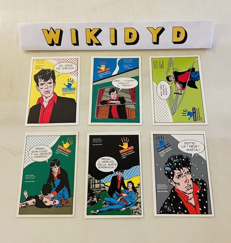 Dylan dog droga out adesivi - dylan,