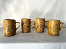 SVENDO TUTTO !!! Set Antichi Bicchieri/Boccali in ceramica smaltata h. cm 12