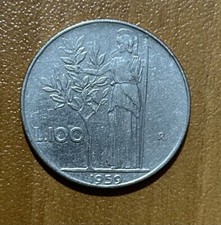 RARISSIMA moneta 100 Lire 1959