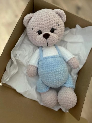 Peluche orsacchiotto blu