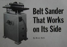 Levigatrice a nastro verticale