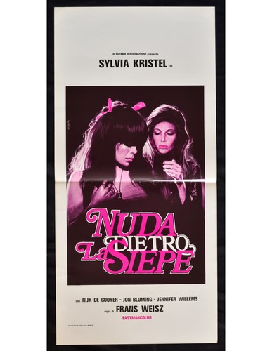 Locandina nuda dietro - la, siepe