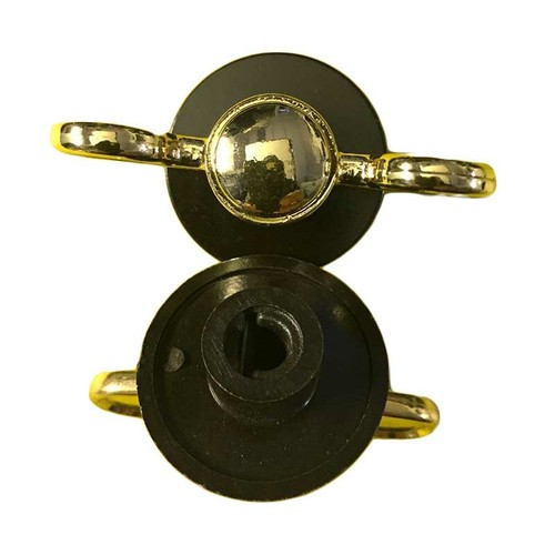 Manopola nera oro forno - nera,