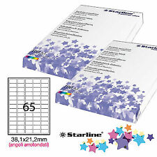 Etichetta Adesiva Bianca 100Fg