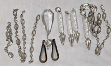 GOCCE CRISTALLO VETRO X LAMPADARI VINTAGE ANNI 70 RICAMBI ARREDO LUCE