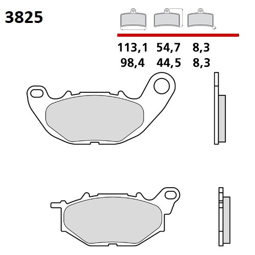 Pastiglie anteriori brembo - anteriori,