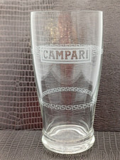 CAMPARI GRECA ANNI '60 BICCHIERE  DA COLLEZIONE PUBBLICITARIO VINTAGE