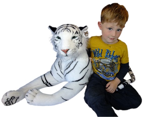 Peluche tigre bianca - ,