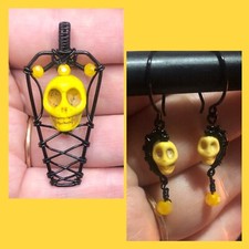 Set orecchini pendenti bara