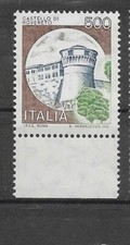 REPUBBLICA ITALIANA 1980/92 -  "SERIE CASTELLI" 500 £ MNH** BORDO DI FOGLIO