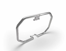 Protezione motore ottagonale Royal Enfield Bullet Trials argento