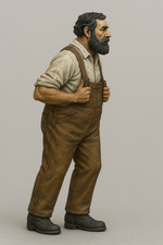 TG29B Pescatore usurato - Modellino in scala equipaggio barca