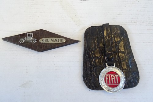 Portachiavi fiat 500 con badge - portachiavi,