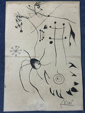 joan miro disegno e quadro su