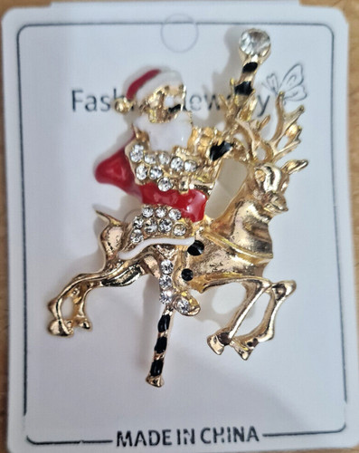 Bellissima spilla babbo natale - spilla,