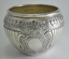 N4558 BELLISSIMO PORTAVASO CACHEPOT IN ARGENTO SHEFFIELD COLLECTION