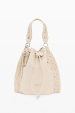 BORSA IN ECOPELLE CON BORCHIE