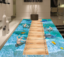 3D Mermaid Ocean B2463