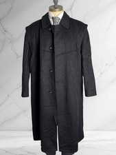 Cappotto Original Loden Pischl Vintage in Lana Tirolese grigio da Uomo Taglia 52