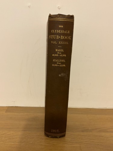 Clydesdale stud book vol - clydesdale,
