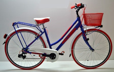 Bici trekking 28 blu