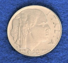 1941 Italy 20 Centesimi -
