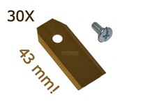 30X 4,3CM lame di titanio per