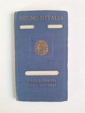 Regno d'Italia PASSAPORTO