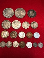 Vecchio lotto di monete