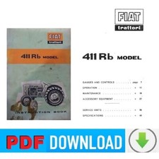 Fiat 411Rb Tractor Maintenance