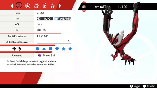 Yveltal battle ready - 6, iv