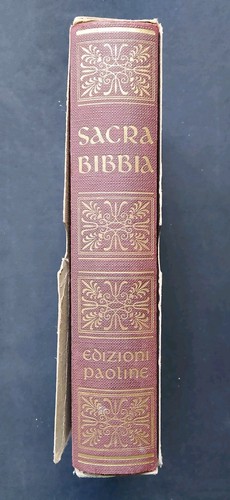 Sacra bibbia paoline 1964 - bibbia,