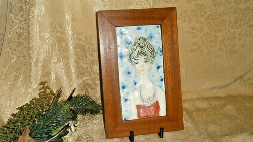 Quadro vintage ceramica - vintage,