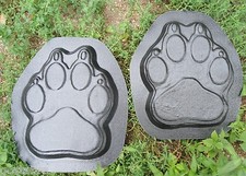 2 stampi zampe cane 12" x 9" x