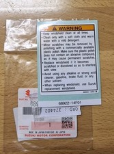 NOS OEM SUZUKI RGV 250 LABEL