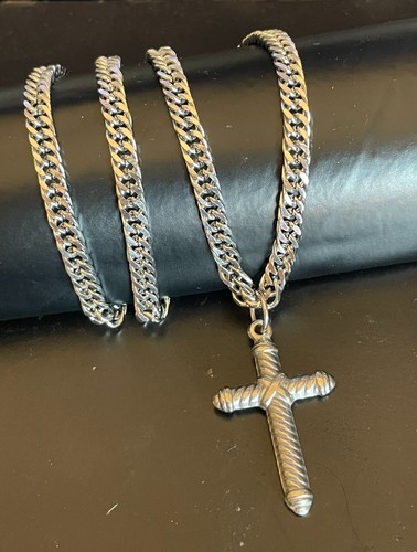 Collana uomo con croce - collana,