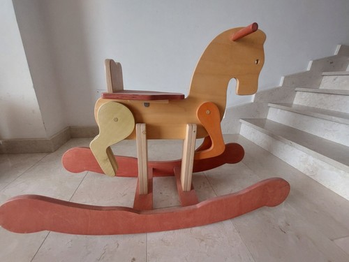 Cavallo dondolo legno - cavallo, in