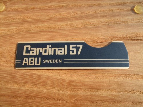 Abu cardinal targa laterale - cardinal, 57