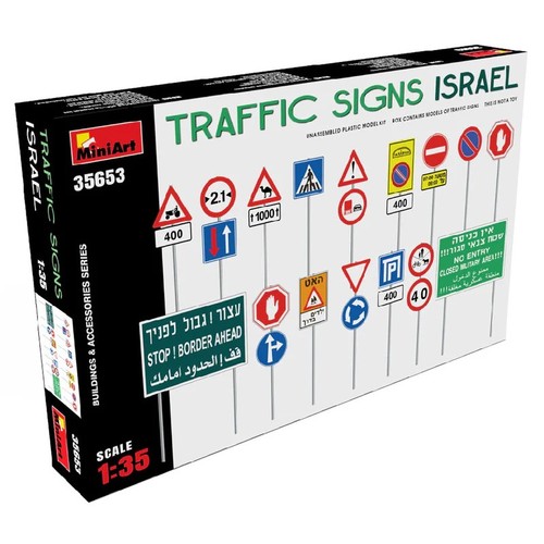 Miniart traffic signs - traffic,