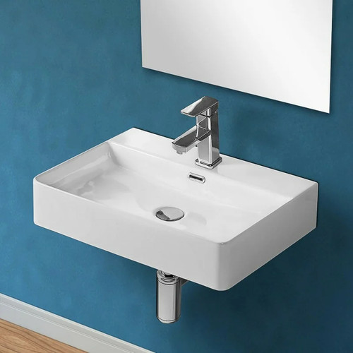 Lavabo sospeso rettangolare