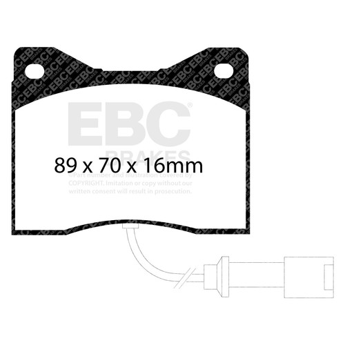 Ebc dp2753 set pastiglie - ebc, freno