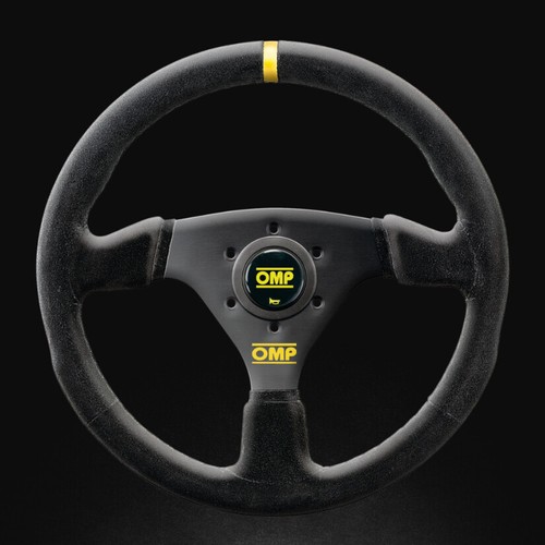 Volante omp targa scamosciato - volante,
