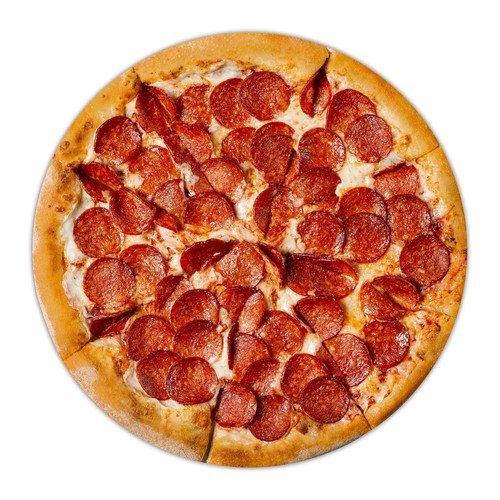 Adesivo pizza peperoni - adesivo,