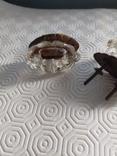 2 pomelli Ovali Vetro spesso